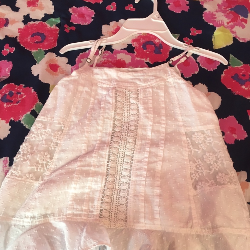 White Abercrombie Kids tank top